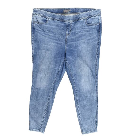 Torrid Size 4T Tall Blue Jegging Jeans - Cotton Blend, Lean Jean Super Soft - Picture 1 of 8